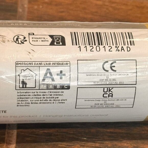 NEW Scion Haiku Wallpaper Honey Yellow NZAW112012 Whimsical Scandinavial Bright - Picture 9 of 9